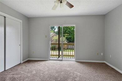 Bedroom with back Balcony.