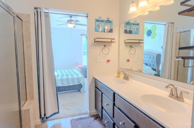 Master Bath with Double Vanity