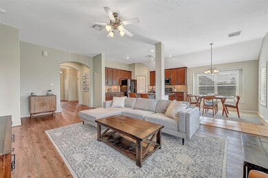 Open concept living and kitchen is perfect for entertaining!