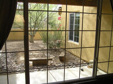 Front courtyard from living room 050