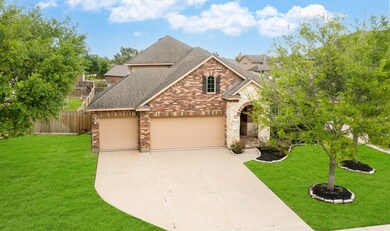 The gable roof line, stone and brick elevation cre