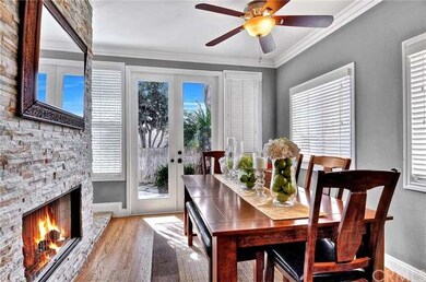 Unit A Private patio out the french doors.