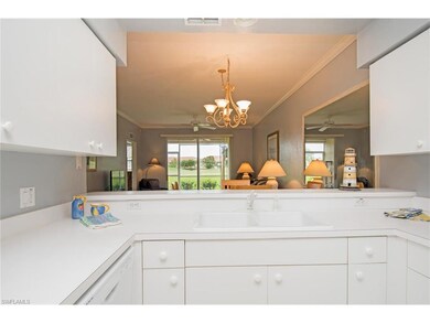 View of Golf course from kitchen