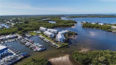 Aerial view of a nearby bodies of water