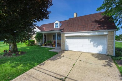 Great ranch home, double car garage, covered front