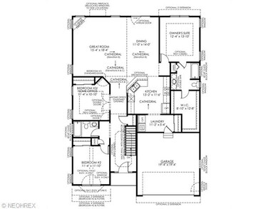 Easton First Floor Layout.