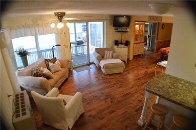 Open, airy and inviting living room on the main fl