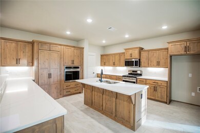 Huge kitchen with tons of cabinet space!