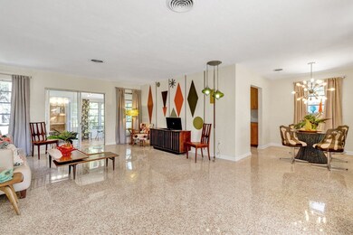 Open Concept with Living, Dining and Back Florida
