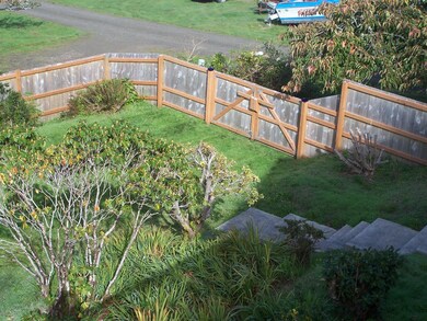 Fenced yard