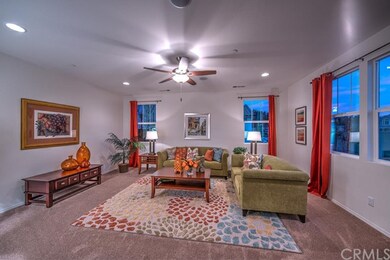 Living area - photo is of model and does not depic