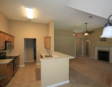 kitchen into great room view ll