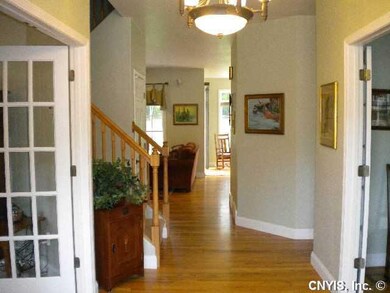 Foyer Beautiful Entry Hallway with French Doors en