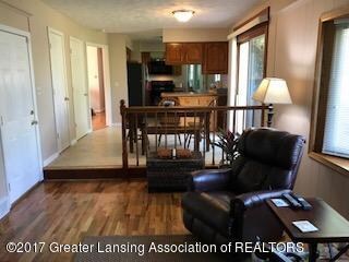 Family room open to kitchen