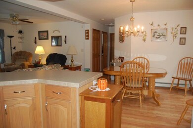 KITCHEN INTO DINING AREA