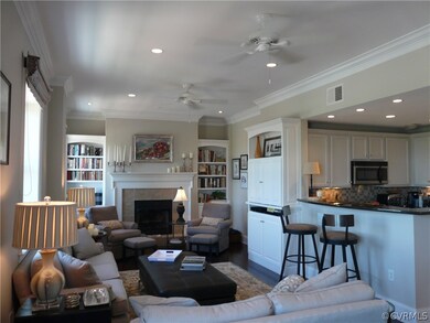 Living Area. Kitchen.