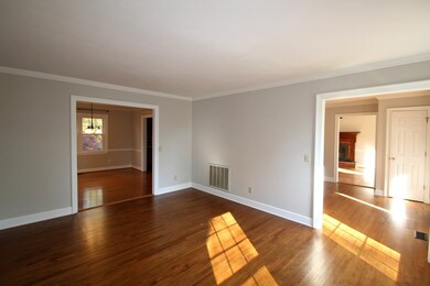 Formal living room open to foyer