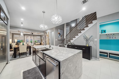Open floor plan has a great flow!  Perfect for ent