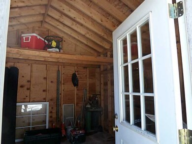Storage. Interior shed