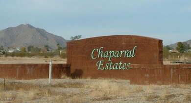 Chaparral Estates sign edit