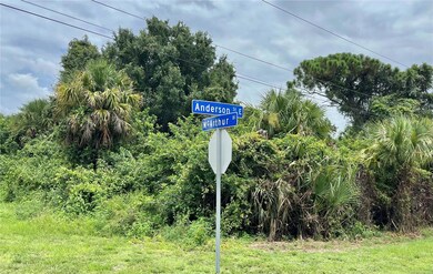 Street sign across from lot