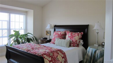 Master Bedroom with Vaulted Ceiling