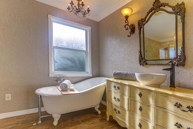 Cast Iron tub master bathroom MLS