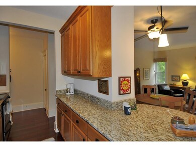 The kitchen is open to the living area as well.
