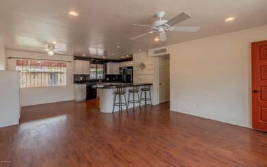 Living/Kitchen/Dining Area