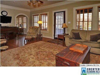 Oversized rooms throughout home add the the gracio
