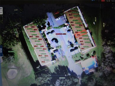 Arial View of Condo and pool