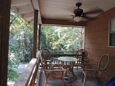 Large covered porch