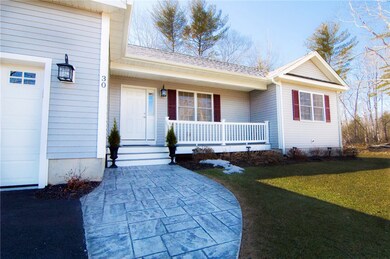 Greet guests on the porch of your beautiful new ho