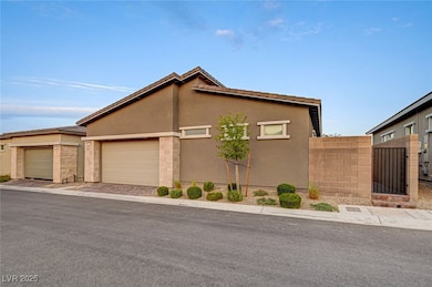 View of front of property featuring stucco siding,