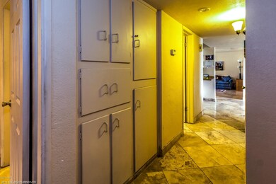 Built in cabinets in hallway