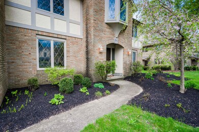 Manicured landscaping
