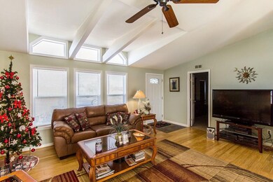 Great Room with new flooring