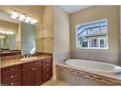 MASTER BATH WITH DUAL SINKS, BATH TUB, SHOWER