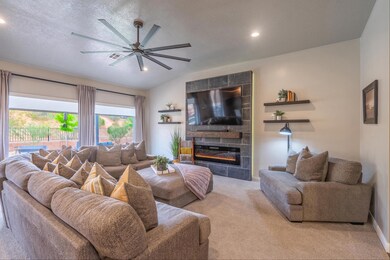 GREAT ROOM FEATURING FIREPLACE