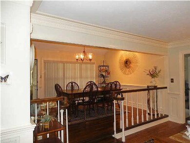 Step up to Spacious Dining Area...