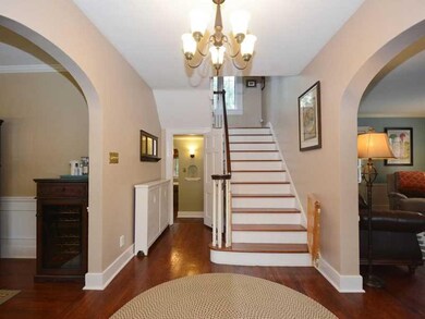Entry/Foyer. This center hallway leads to kitchen,