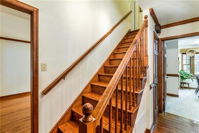Foyer showing the beautiful hardwood floors.