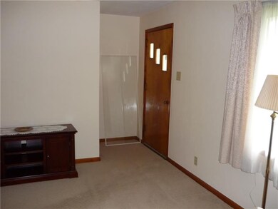 Front door to living room