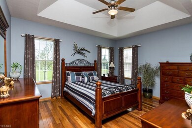 Spacious master bedroom.