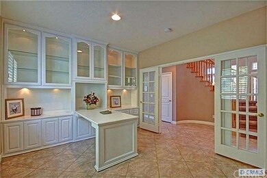 Downstairs office with built ins!