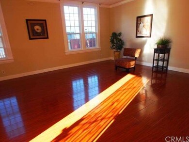Elegant laminate flooring in living room