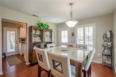 Dining area next to kitchen.