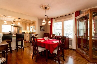 Dining Room with new lighting.
