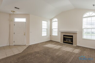 Entryway and Living Room