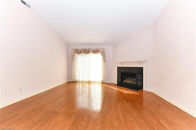 Living Room with Cathedral Ceiling